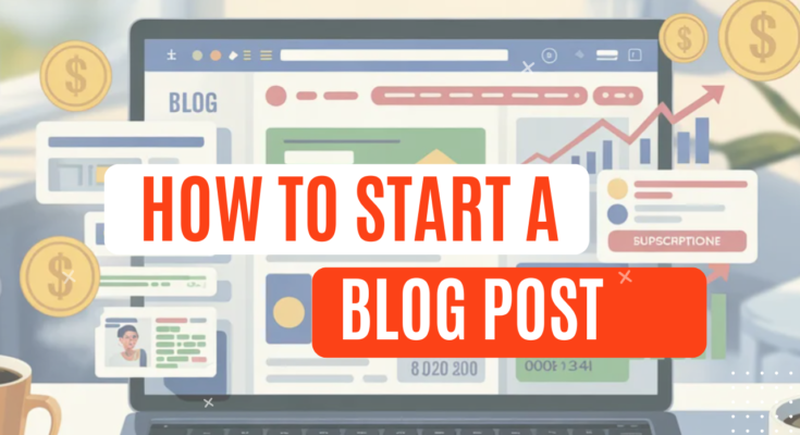 How to start a blog as a beginner